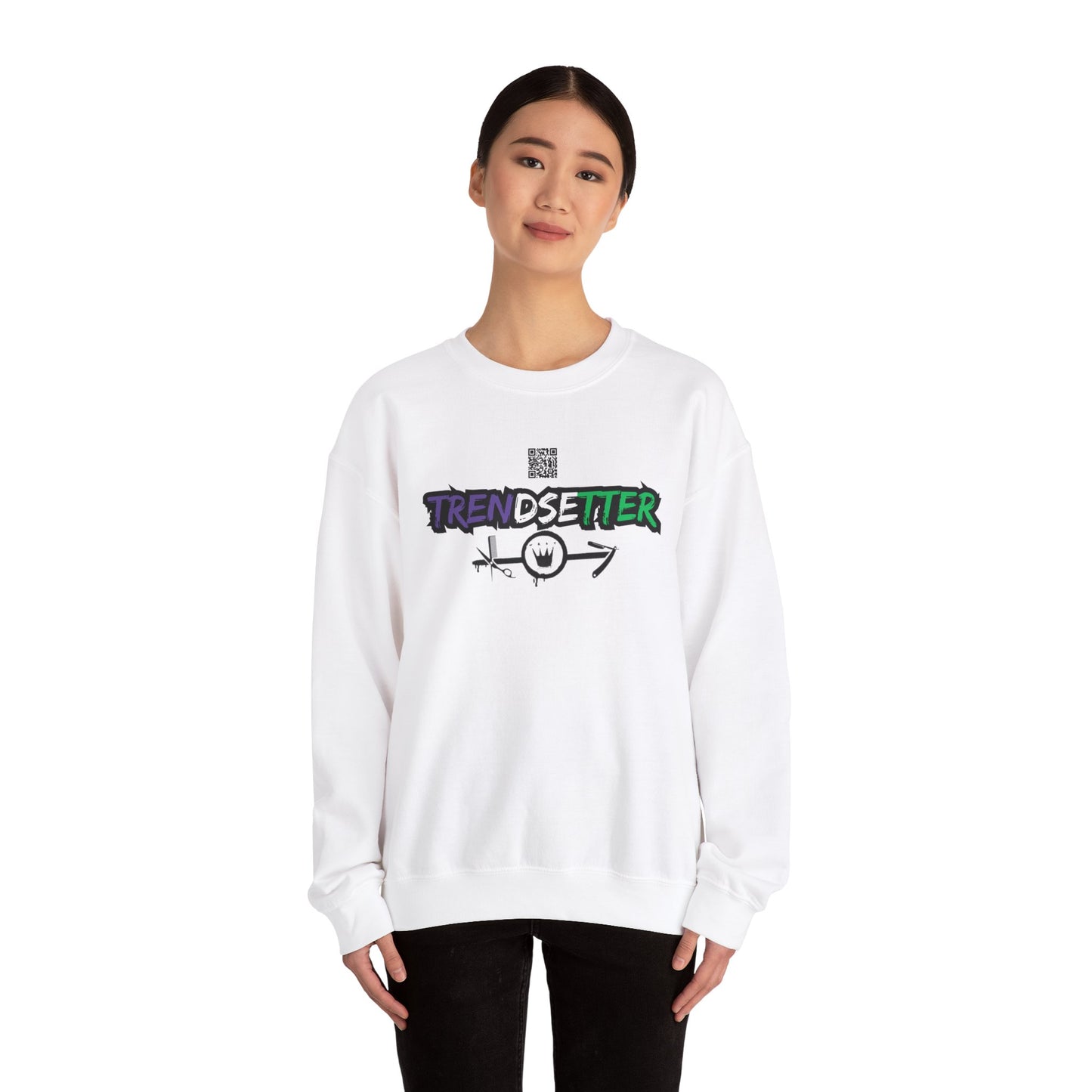 Trendsetter Genderqueer Pride Crewneck Sweatshirt