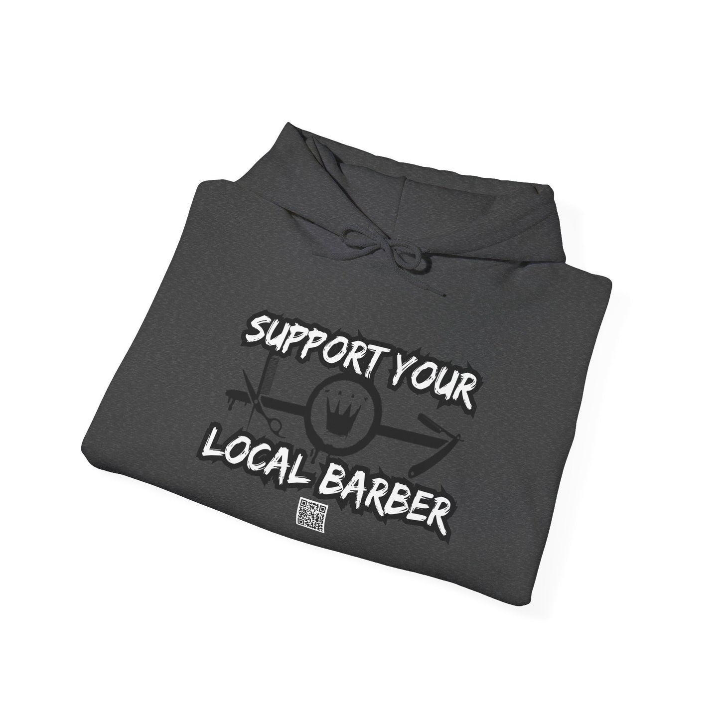 Support Your Local Barber Hoodie