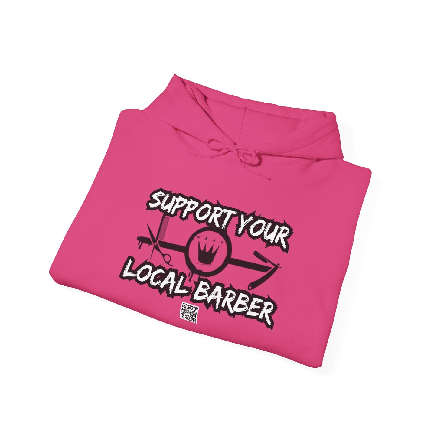 Support Your Local Barber Hoodie