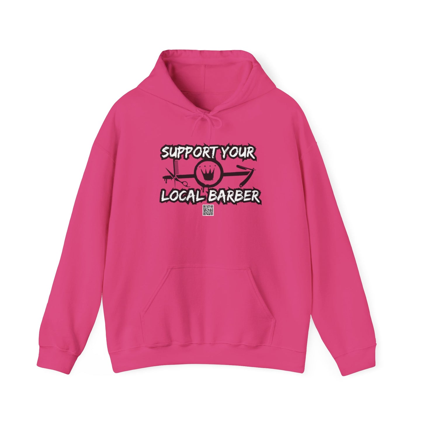 Support Your Local Barber Hoodie