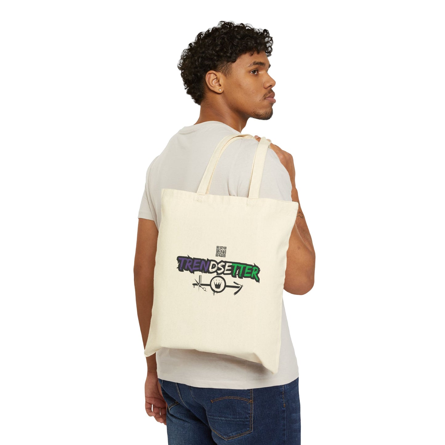 TRENDSETTER Genderqueer Canvas Tote Bag