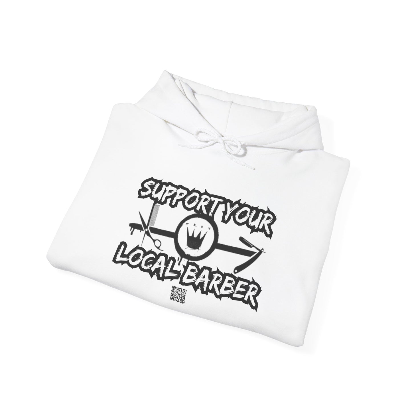 Support Your Local Barber Hoodie