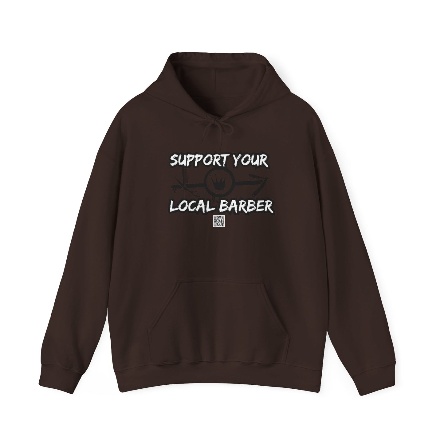Support Your Local Barber Hoodie