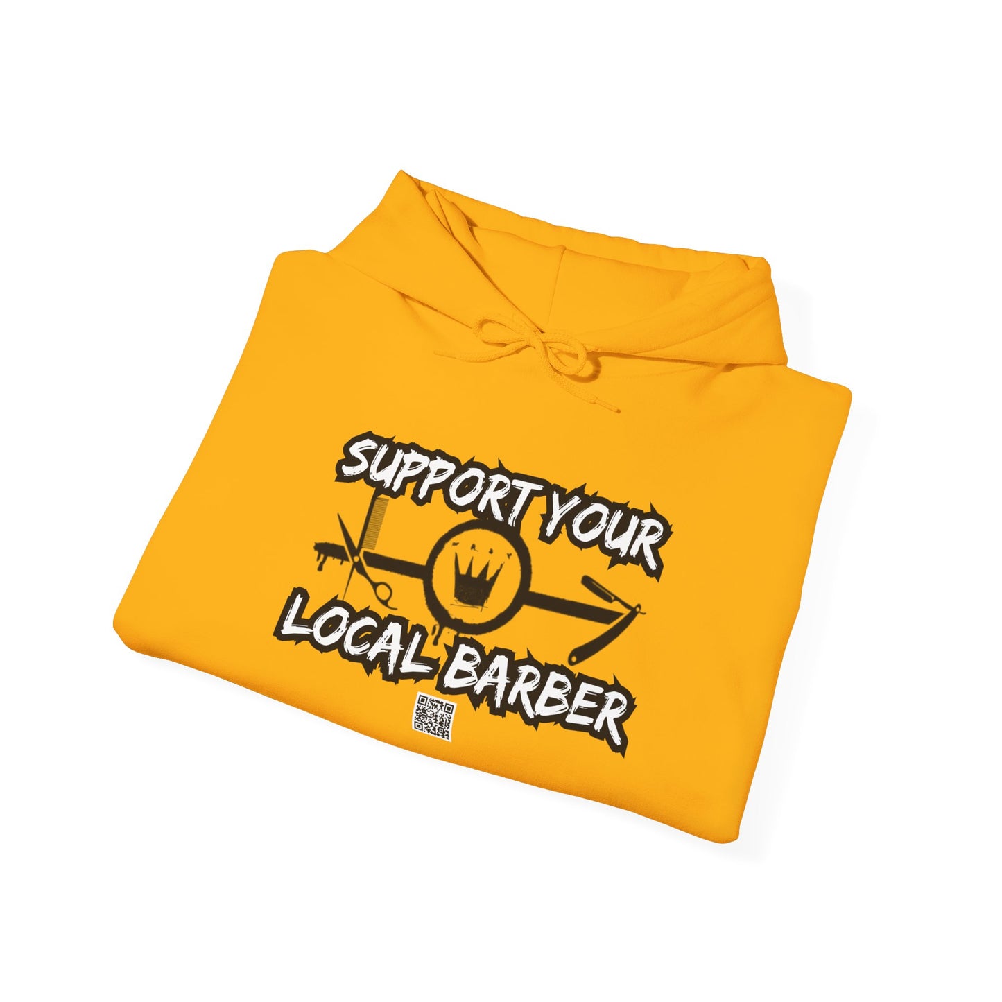 Support Your Local Barber Hoodie
