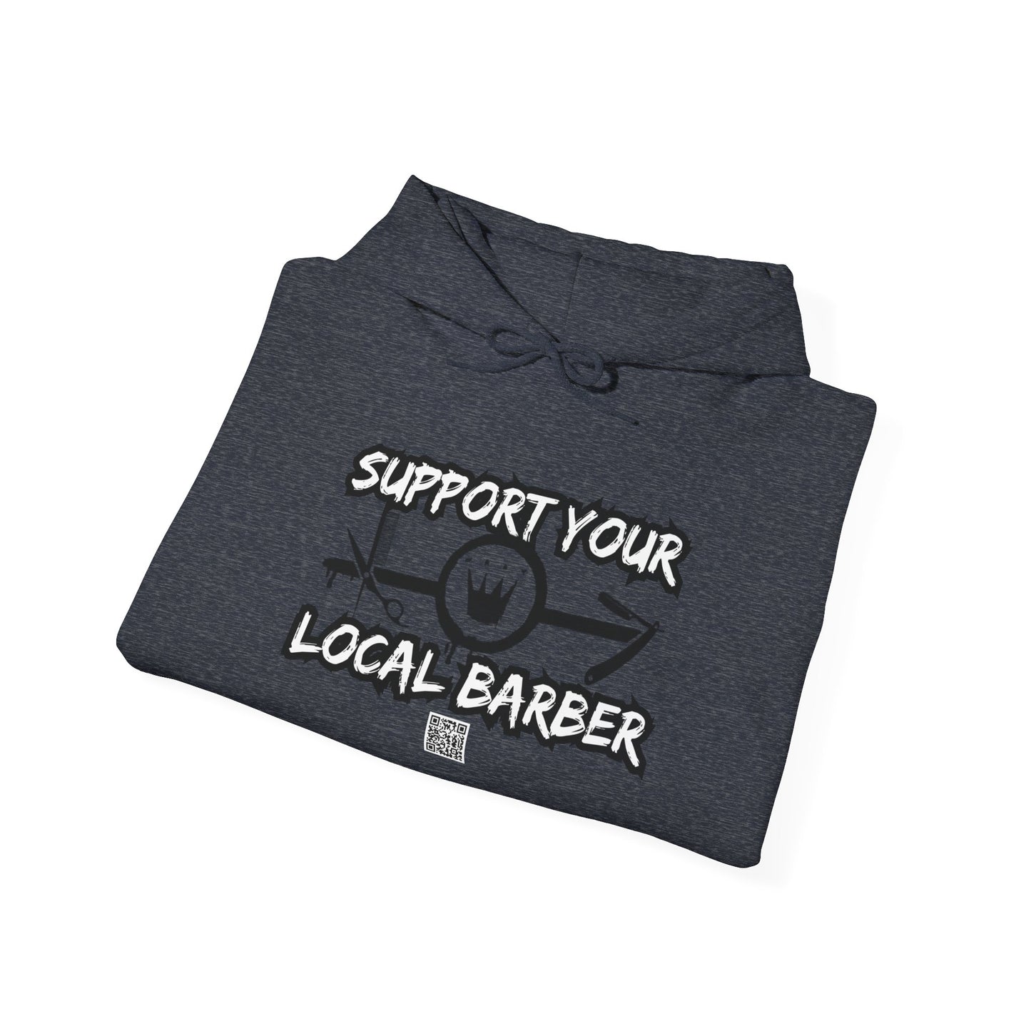 Support Your Local Barber Hoodie